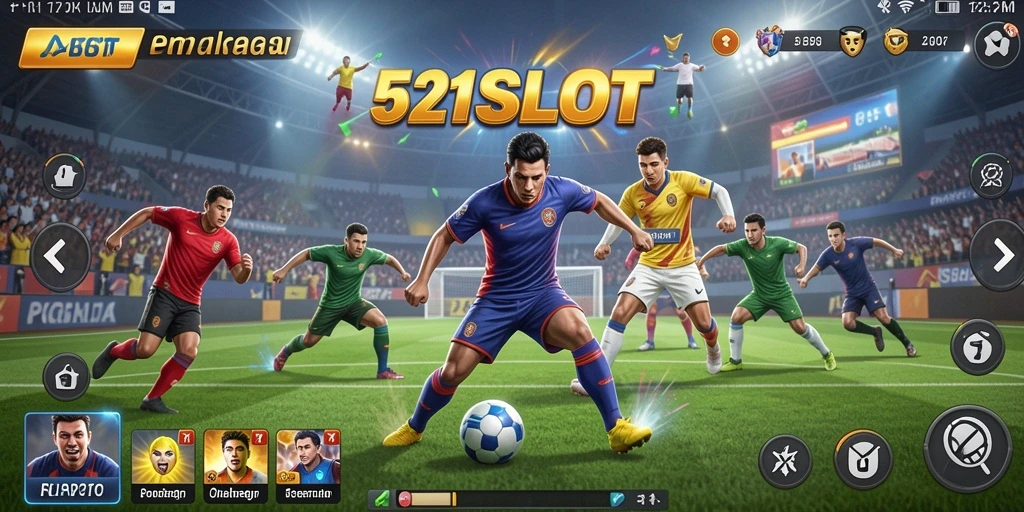Tangkapan layar gameplay 531SLOT yang menampilkan aksi olahraga seru.