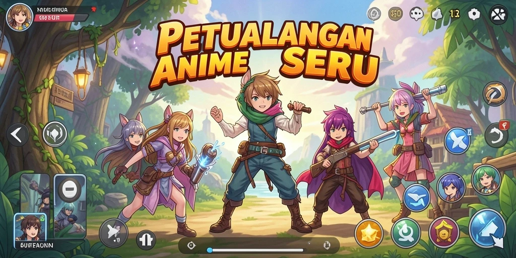 Gameplay 6CF yang mendebarkan, penuh aksi dan karakter Anime menarik.