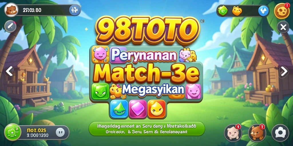 Gameplay seru dalam 98TOTO dengan level-level menantang.