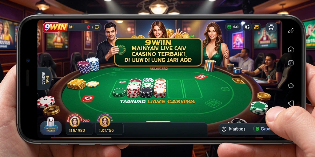 Tampilan gameplay Live Casino di 9WIN yang memikat.