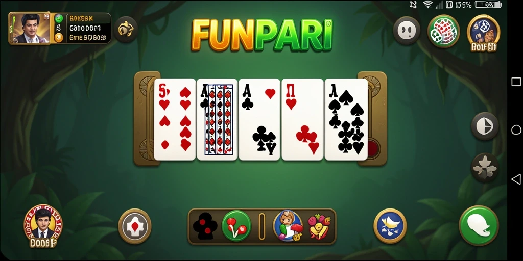 Screenshot gameplay Domino yang seru dan mendebarkan di FUNPARI.