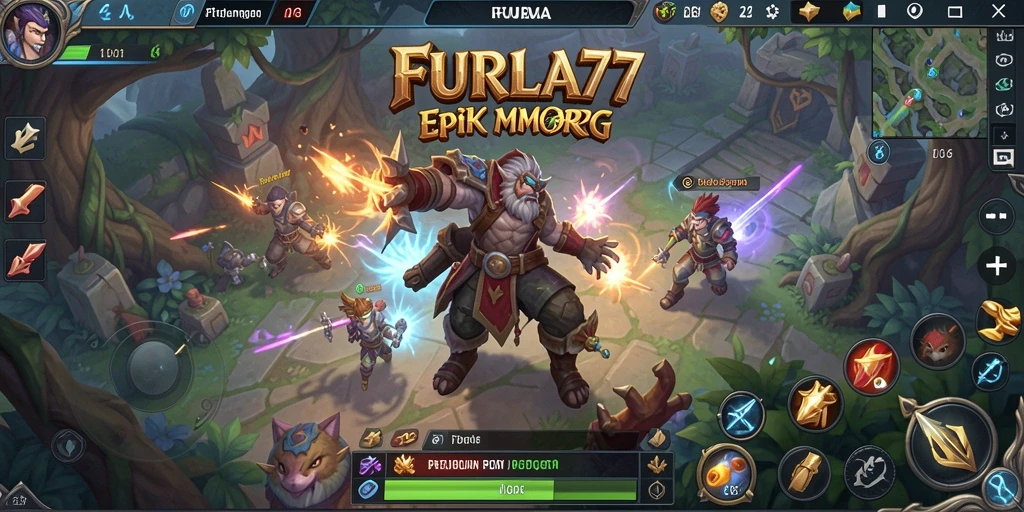 Screenshot dari gameplay <strong>FURLA77</strong> menunjukkan petualangan epik di dunia MMORPG.