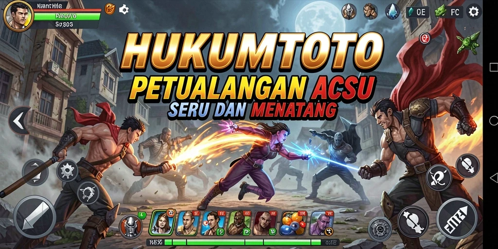 Tampilan gameplay seru HUKUMTOTO dengan aksi yang mendebarkan.
