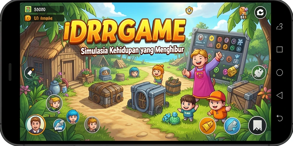 Screenshot gameplay IDRGAME menampilkan fitur simulasi yang menarik dan interaktif.