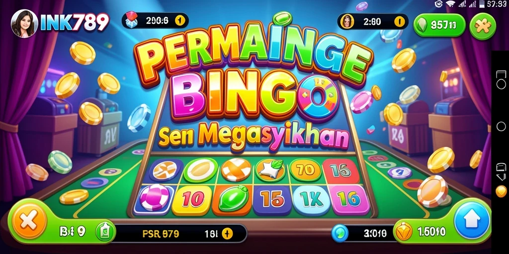 Tangkapan layar menunjukkan gameplay Bingo yang seru dan interaktif.