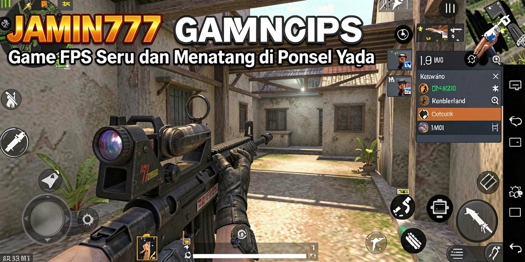 Gameplay menegangkan di medan perang JAMIN777.