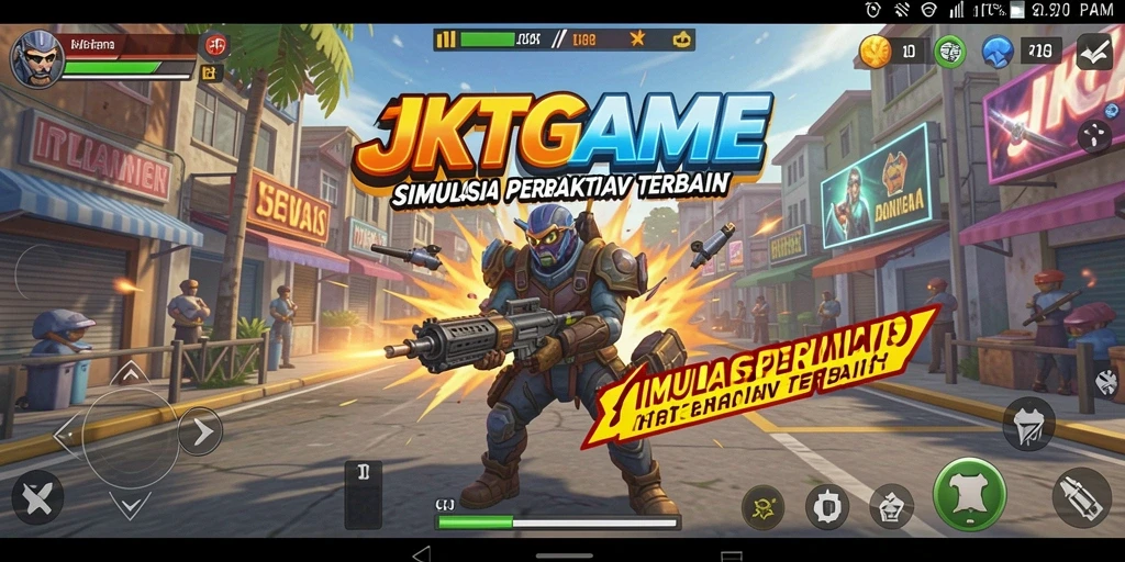 Tampilan gameplay JKTGAME yang menarik dan realistis.