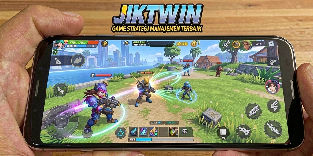 Tampilan gameplay menarik dari JKTWIN yang memukau.