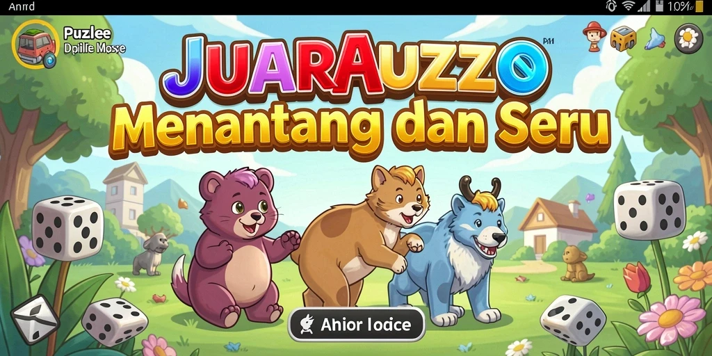 Tampilan menarik dari gameplay JUARAGO yang menggugah selera bermain.