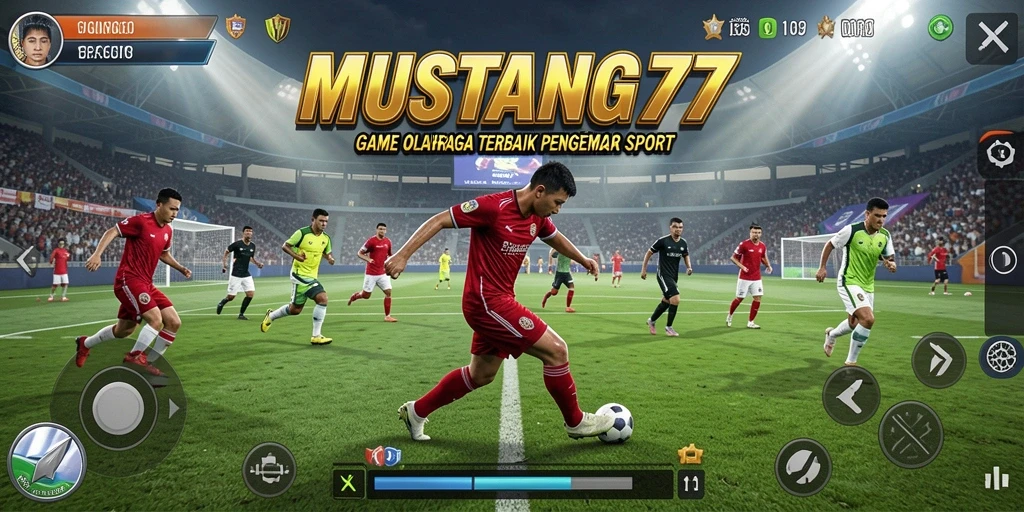 Tampilan gameplay <strong>MUSTANG77</strong> yang mendebarkan saat pertandingan berlangsung.