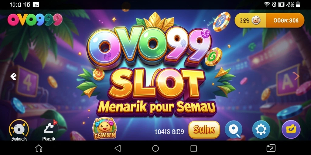 Screenshot OVO99 menunjukkan aksi gameplay slot yang mendebarkan.