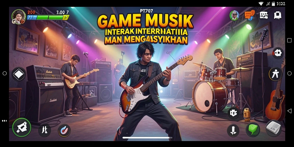 Tampilan gameplay PT707 yang menarik dan interaktif.