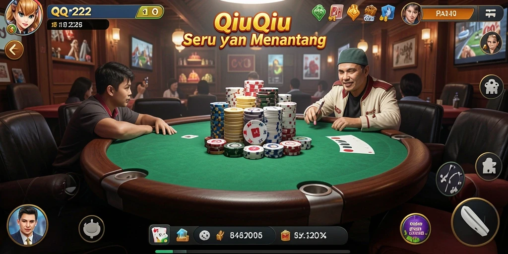 Gameplay menarik dari QQ222 dengan kartu dan tantangan seru.
