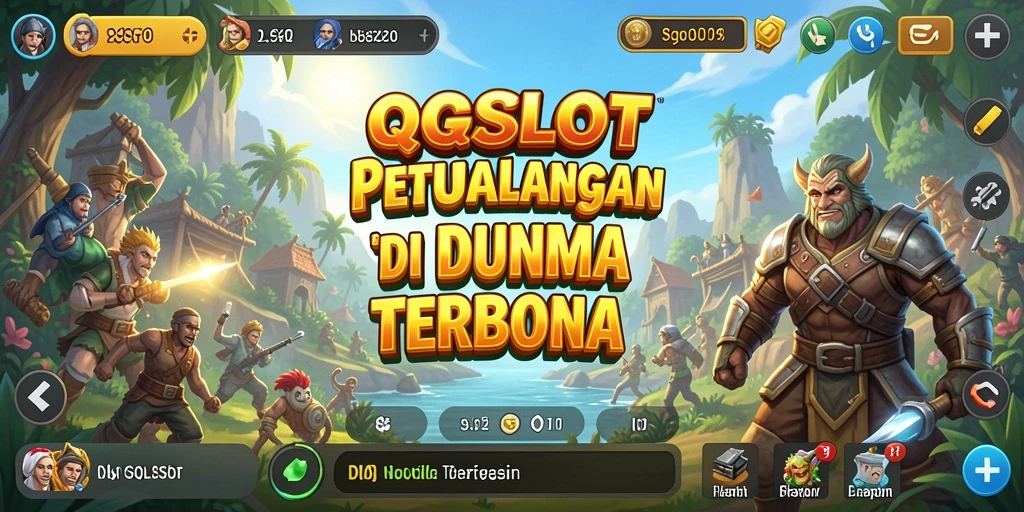 Gameplay QQSLOT yang penuh warna dan interaktif di dunia terbuka.