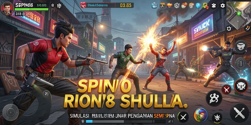 Tampilan gameplay SPN88 yang menarik dengan grafis realistis.