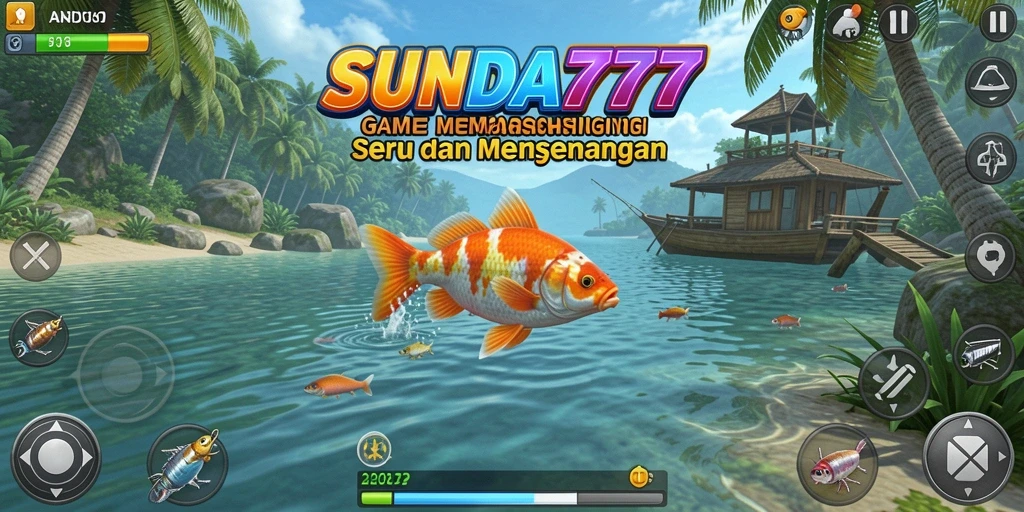 Tampilan gameplay SUNDA777 yang menakjubkan saat memancing.