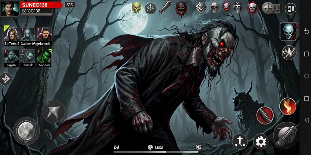 Tampilan gameplay HORROR yang menegangkan dalam SUNEO138.