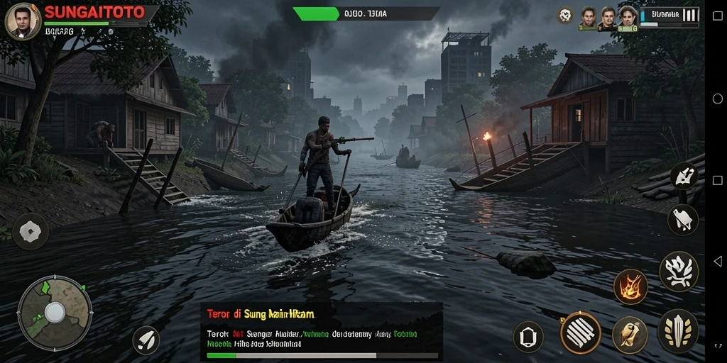 Screenshot SUNGAITOTO menampilkan gameplay Horror yang mencekam.