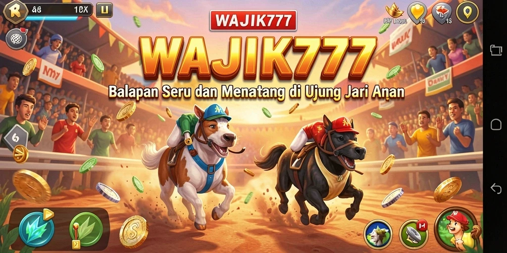 Tangkapan layar utama dari gameplay seru WAJIK777 yang menantang.
