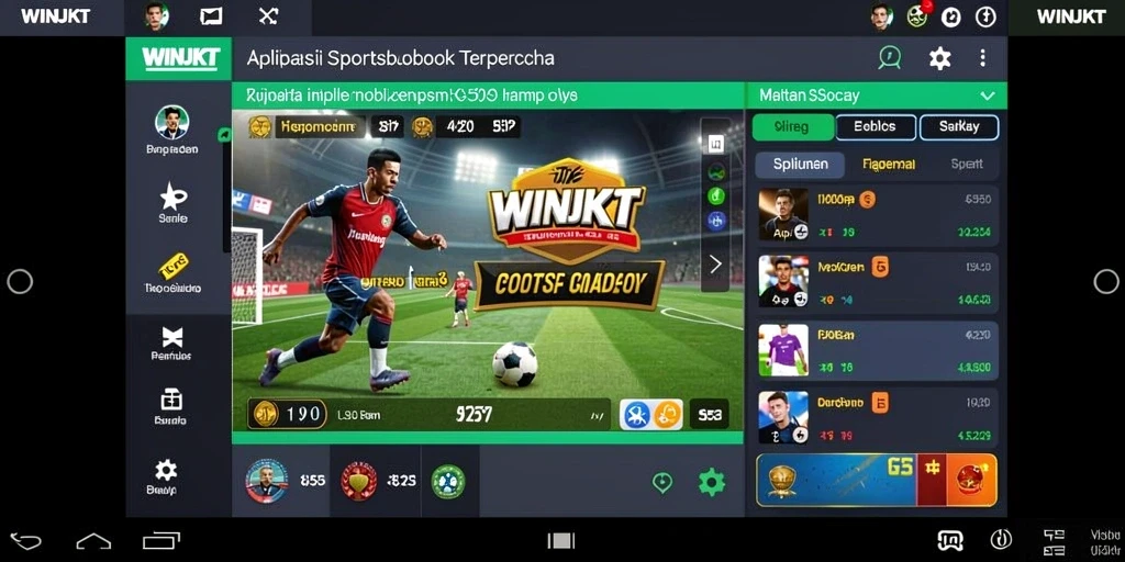 Tampilan gameplay Sportsbook di WINJKT yang menarik.