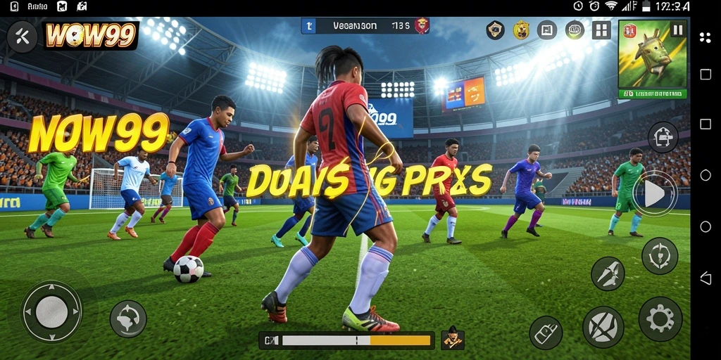 Screenshot gameplay WOW99 menampilkan aksi seru dalam olahraga.